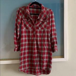 Madewell flannel dress